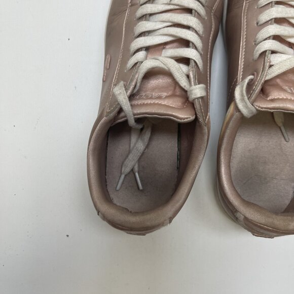Lacoste Carnaby EVO Metallic Light Pink Sneakers Preppy Womens Size 7.5 US - Picture 10 of 14